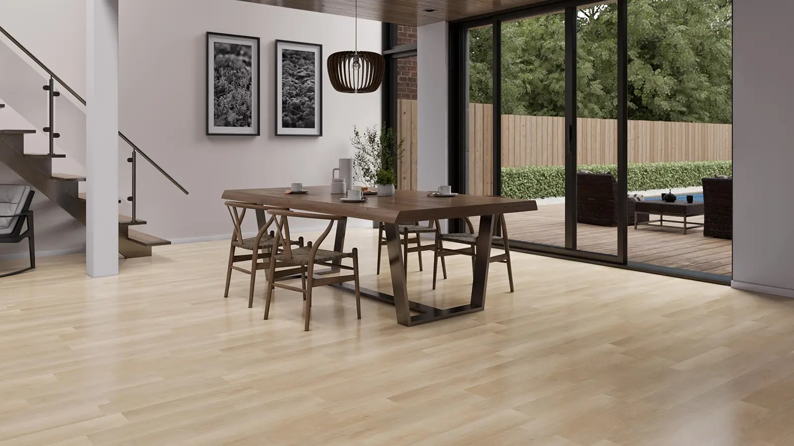 Example floor in a room