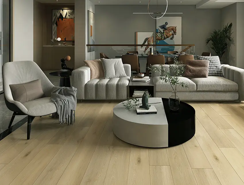 Example floor in a room