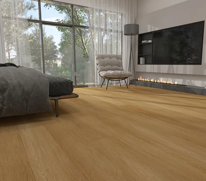 Room with 'Ecco Natural Oak' flooring